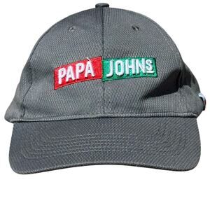 Gray Papa Johns Men's Hat